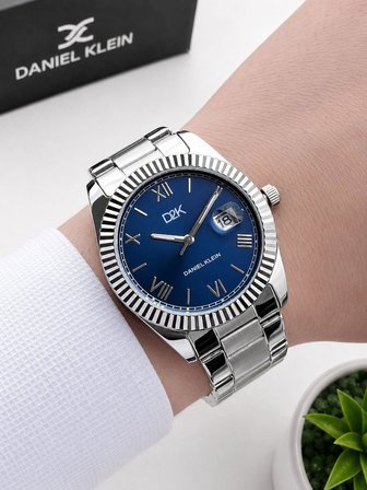 Daniel Klein Damat Ve Takım Elbiseye Özel 2 Yıl Garantili Çelik Kordon Erkek Kol Saati VS.BLKT.0997