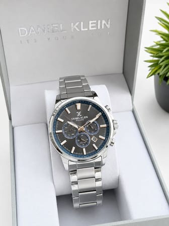 Daniel Klein Damat Ve Takım Elbiseye Özel 2 Yıl Garantili Çelik Kordon Erkek Kol Saati VS.BLKT.1017