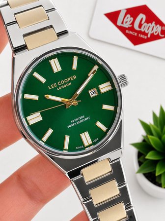 Lee Cooper Erkek Kol Saati 50 Mt Suya Dayanıklı Çelik Kordon Bileklik Hediyeli VS.BLKT.1038