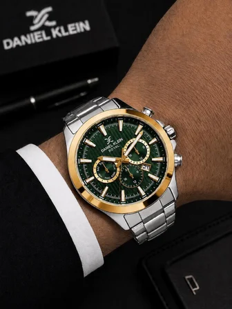 Daniel Klein Damat Ve Takım Elbiseye Özel 2 Yıl Garantili Çelik Kordon Erkek Kol Saati VS.BLKT.1120