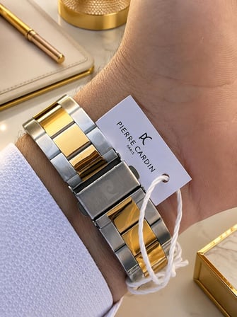 Pierre Cardin Damat Ve Takım Elbiseye Özel 2 Yıl Garantili Çelik Kordon Erkek Kol Saati VS.BLKT.1219