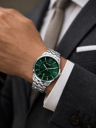 Pierre Cardin Damat Ve Takım Elbiseye Özel 2 Yıl Garantili Çelik Kordon Erkek Kol Saati VS.BLKT.1221