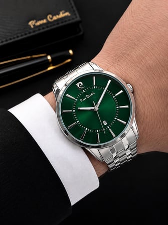 Pierre Cardin Damat Ve Takım Elbiseye Özel 2 Yıl Garantili Çelik Kordon Erkek Kol Saati VS.BLKT.1221
