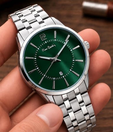 Pierre Cardin Damat Ve Takım Elbiseye Özel 2 Yıl Garantili Çelik Kordon Erkek Kol Saati VS.BLKT.1221