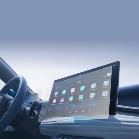 BYD Atto 3 ile Uyumlu Mat Ekran Koruyucu 15.6 inç Multimedya &amp; Navigasyon ve 5 inç Dijital Gösterge Paneli