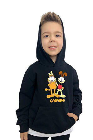 Garfield Baskılı Erkek Çocuk  Sweatshirt – Rahat ve Şık Tasarım