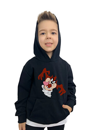 Tazmanya Baskılı Erkek Sweatshirt Tişört Eşofman takımı  – Rahat ve Şık Tasarım