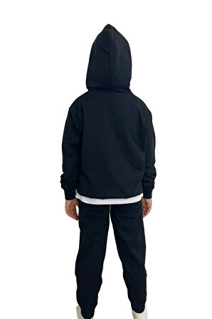 Kız Sweatshirt Tişört Eşofman 3'lü Takım – Rahat Ve Şık Tasarım
