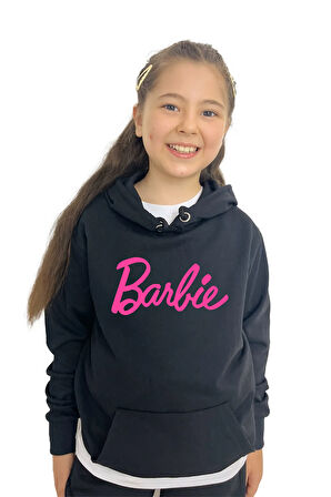 Baskılı Kız Sweatshirt Tişört Eşofman 3'lü Takım – Rahat Ve Şık Tasarım