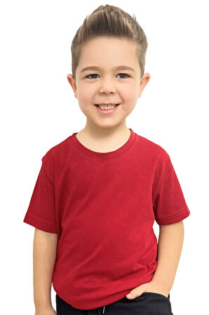 Basic Çocuk Tişörtü | %100 Pamuk, Şık ve Rahat Tasarım