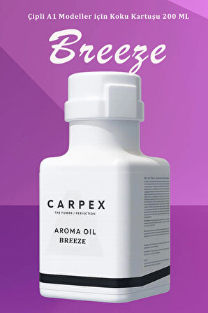 Carpex A1 Çipli Modeller İçin 200 ml Breeze Koku Kartuş ( A1 Pro 900-X ve A1 Eco-X Modeller için uyumludur )
