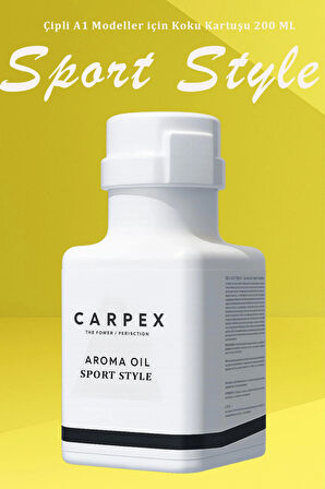 Carpex A1 Çipli Modeller İçin 200 ml Sport Style Koku Kartuş ( A1 Pro 900-X ve A1 Eco-X Modeller için uyumludur )