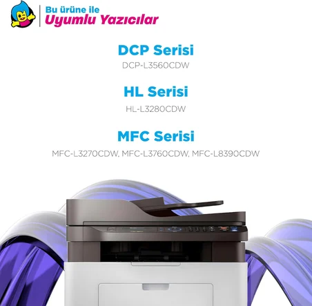 Brother Uyumlu MFC-L3270CDW Muadil Toner Set- Çipli /TN-279XL