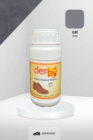 Gri Süet Ve Nubuk Deri Boyası 250 Ml Süet Nubuk Ayakkabı Boyası