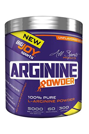 Bigjoy Sports Arginine Powder 300 Gram Arjinin Saf Aromasız 