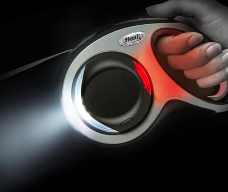 Flexi tasma led ışık aparatı small medium large uygun kırmızı beyaz çift renkli ışıklı ilave aparat gri