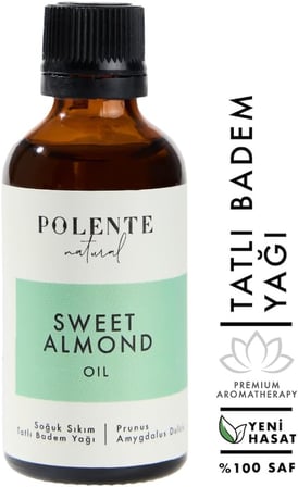 Tatlı Badem Yağı - Soğuk Sıkım (50 ml)