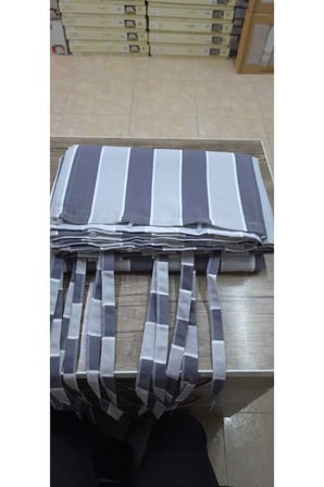 Antrasit-Gri balkon perdesi kornişli bağcıklı dış mekan dayanıklı modern balkon brandası