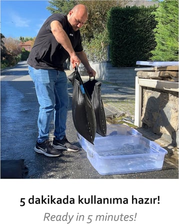 SUPERBLOC - Suyla Aktive Olan Sel Torbaları (2, 37 x 70 cm)