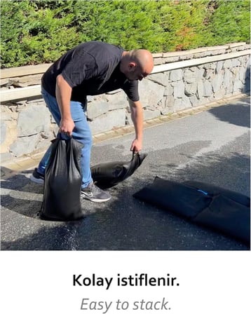 SUPERBLOC - Suyla Aktive Olan Sel Torbaları (2, 37 x 70 cm)