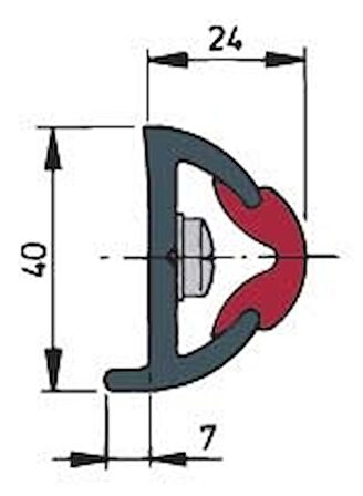 Vetus küpeşte fitili tip poly4031, 20 metre Poly4031