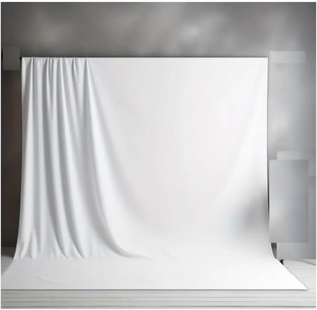White Screen Beyaz Fon Perde 2X3 m Fotoğraf ve Ürün Çekimleri Için ve Fon Standı