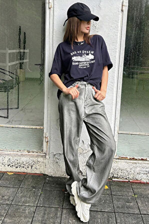 Unisex Age Of Steam Baskılı Tasarım Tshirt