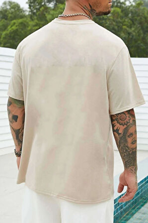 Unisex Alpha Baskılı Tasarım Tshirt