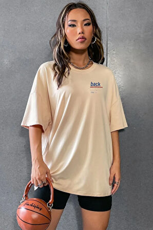 Unisex Back Baskılı Tasarım T-shirt