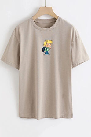 Unisex Cedric Üzümlü Kekim Baskılı Tasarım T-shirt