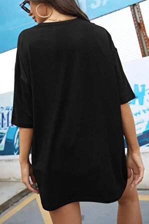 Unisex Butterfly Baskılı Kısa Kol T-shirt