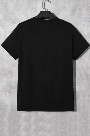 Unisex K.atatürk Imza Baskılı Kısa Kol T-shirt