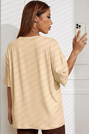 Unisex Evren Temalı Baskılı Tasarım T-shirt