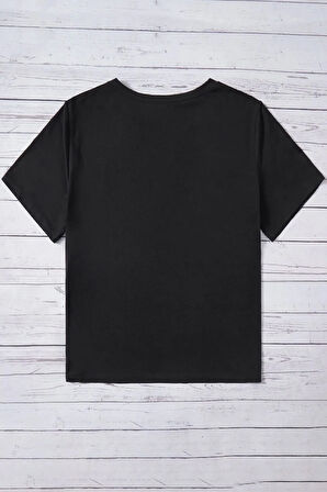 Unisex Su Avatar Baskılı Kısa Kol T-shirt