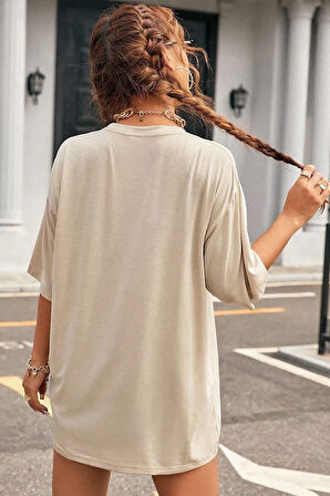 Unisex California Baskılı Tasarım T-shirt