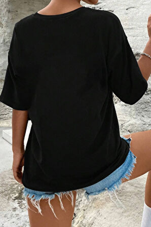 Unisex The Power Of Baskılı Tasarım Tshirt