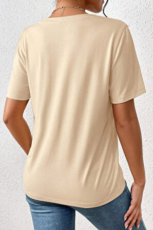 Unisex Make Up Siluet Baskılı Tasarım Tshirt