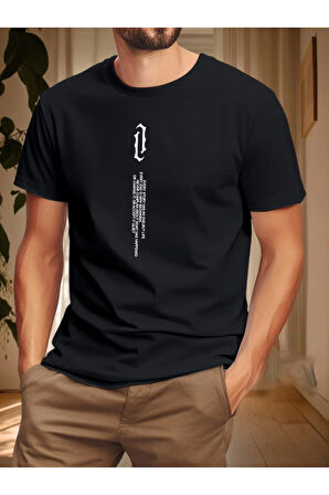 Unisex Aleman Rapero Baskılı Tasarım Tshirt