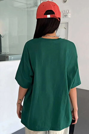 Unisex Boys Bear Baskılı Tasarım Tshirt