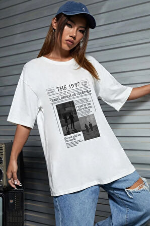 Unisex The 1997 Travel Baskılı Tasarım Tshirt