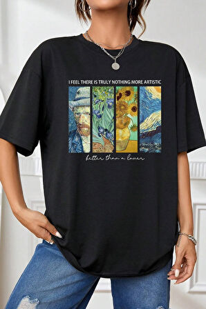 Unisex Artistic Baskılı Baskılı Tasarım Tshirt