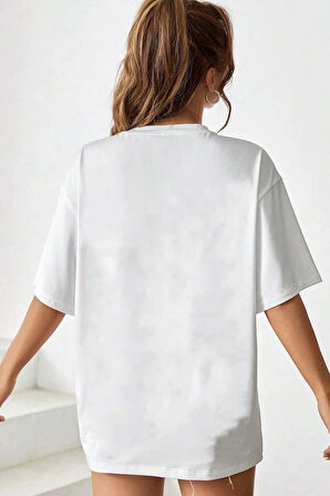 Unisex Fine Baskılı Tasarım Tshirt