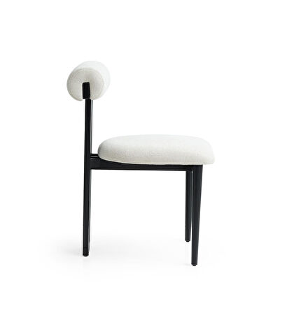 Rixos Ahşap Boyalı Yemek Sandalyesi 2 Li Set