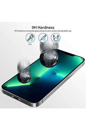 İphone 14 Pro Tam Kaplayan Hayalet Nano Ekran Koruyucu Cam - Ultra İnce - K2