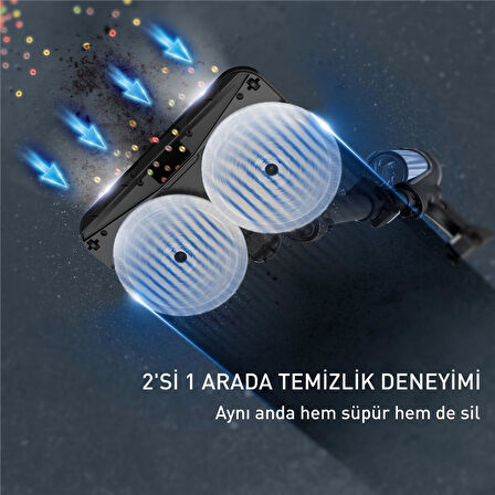 TY9BC1WO​ X-Force Flex 14.80 Aqua Kablosuz Şarjlı Dikey Süpürge - 240 Air Watt