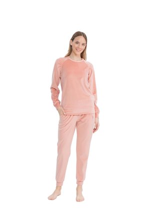 U.S. Polo Assn. Kadın Uzun Kollu Yuvarlak Yaka Pijama Takımı S25092