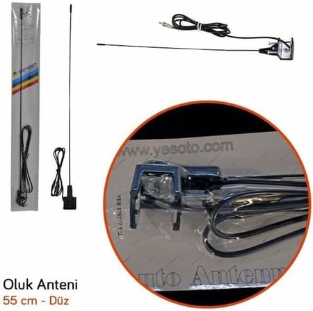 KOTO Oto Anten Oluk Düz 55cm Y-100V