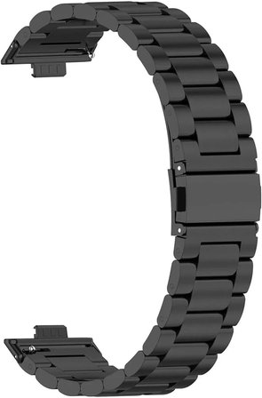 Huawei Watch Fit 5 / Fit 5 Pro ile uyumlu Metal Baklalı Kordon Kayış - FC1148