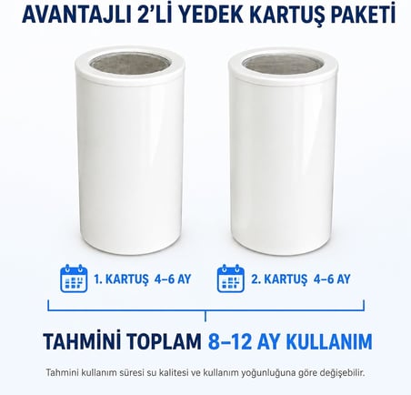 Bluefox Platinum Duş Filtre Kartuşu 2 Adet