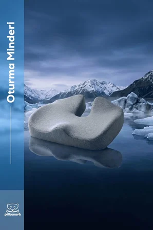 Ortopedik Koksiks Oturma Minderi Oturma Simidi Koltuk Sandalye Minderi Kuyruk Sokumu Yastığı GRI